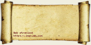 Gala Radenković vizit kartica